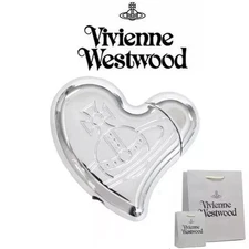 Vivienne Westwood Orb Heart Lighter Electronic Gas Lighters Silver New With Box