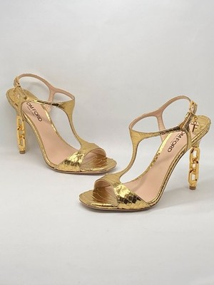 Tom Ford Stamped Python Galaxy 105mm Sandal size 37.5 Retail $2490