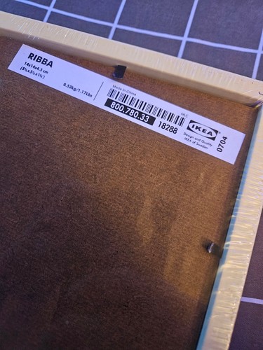 IKEA Ribba 14 x 14 cm 5-1/2 x 5-1/2" White Square Frame Shadow box - Picture 3 of 3