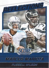 2016 Score Football Trading Cards Reflections: Pick From List