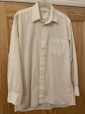 Christian Dior Monsieur Men's Vintage Cream/Ivory Shirt 15.5 Collar. Immaculate.