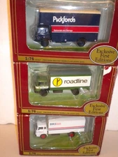 EFE Bedford TK Commercial Series 3 X vans MIB