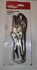Hyper Tough 2-Piece Plier Set with 6-1/2-inch-Long Nose and 7-Inch Curved Jaw