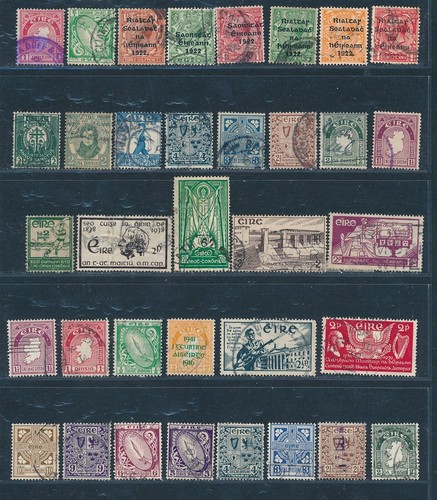 D466544 Ireland Nice selection of VFU Used stamps