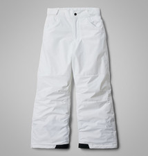 Columbia Starchaser Peak III Snowpants Girls Small White Adjustable Waist KFC430