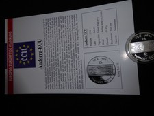 Andorra-ECU 925 Sterling Silber: "K&ouml;nig Pere III"-Motiv - lim. Aufl. incl Zert.