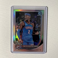 2025-26 Bowman Basketball Shai Gilgeous-Alexander Rose Gold FIRST ON PRINT 01/15