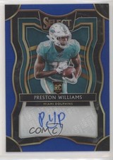2019 Panini Select Rookie Signatures Blue Prizm 82/99 Preston Williams Auto 05gv