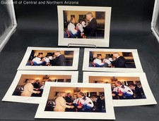 Photographs Of Hillary & Bill Clinton W/ Ernest J. Van De Zande 8 X10