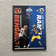 NFL Official Programme Bengals Vs Rams 2019