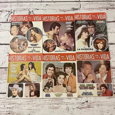 Vintage Historias De La Vida Fotonovela Magazine Mexico 1970s Dramas Lot of 6