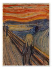 Poster Der Schrei, 1893 - Edvard Munch