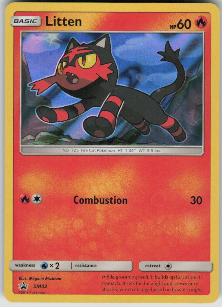 Litten - Promo Holo Sun & Moon Promo NM SM02