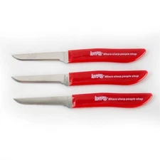 Lehman's Flexible Paring Knives 3pk