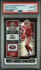 2023 Panini Contenders Optic #49 Brock Purdy Black Pulsar PSA 10 POP 1