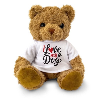 I LOVE MY DOG - Teddybär - süß kuschelweich bezaubernd - Geschenk