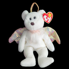 Ty Beanie Babies Halo Angel Tag Space Error Brown Nose