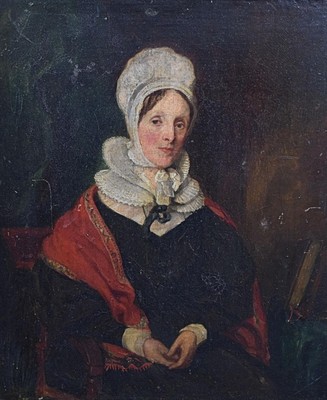 Portrait Studie Frau Maxwell Muirhead schottische Schule Ölgemälde um 1820/30
