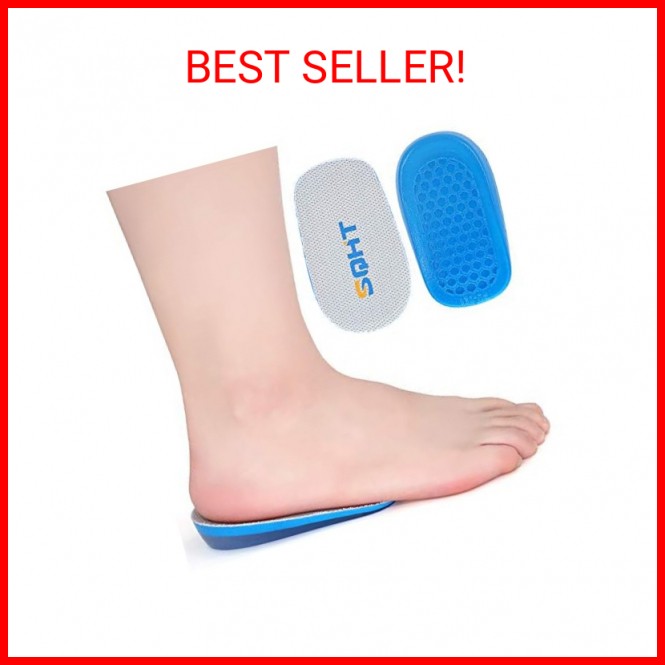 SQHT Heel Lift for Achilles Tendonitis, Heel Pain Leg Length