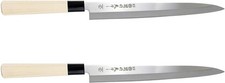 2 Japanese Yanagiba Sashimi Sushi Knife High Carbon Stainless Steel Blade 1550x2