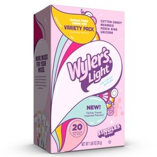 Wyler's Light Singles to Go Powder Packets, Water Drink Mix, Variety Pack,