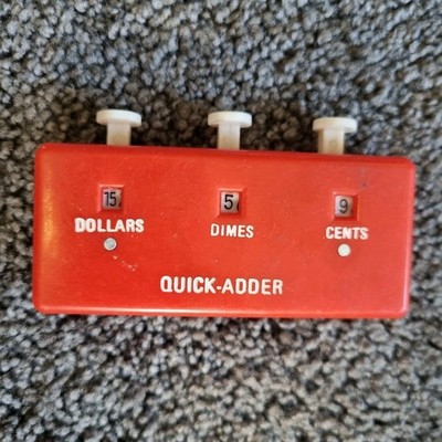 Vintage Quick-Adder Money American Coin Counter Clicker