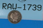 1902 10C LIBERTY HEAD BARBER SILVER DIME Early US Type RAW-1739