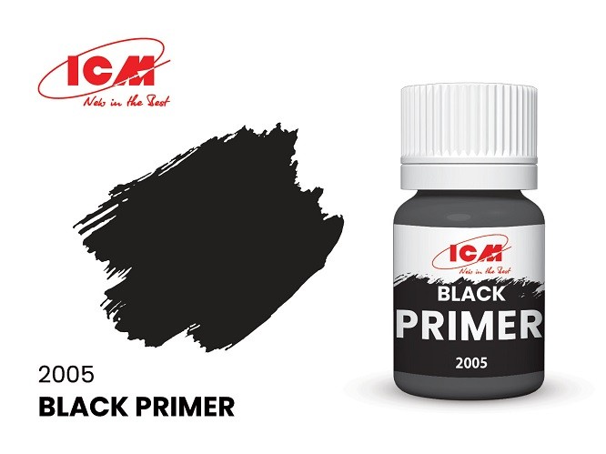 ICM 2005 - Primers Primer Black Bottle 17Ml - New