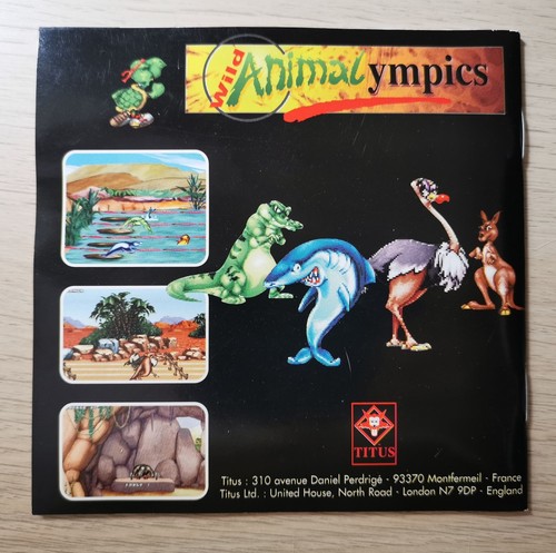 Wild Animalympics PC Game Small Box 1996 TItus Edizione EU Raro - Foto 14 di 16