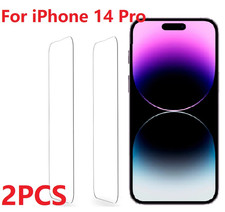 For Apple iPhone 14 Pro Tempered Glass Screen Protector Anti Scratch Film Cover