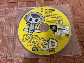 Mr. Driller SEGA Dreamcast Game Disc, Vintage July 2000 Magazine Insert, Used