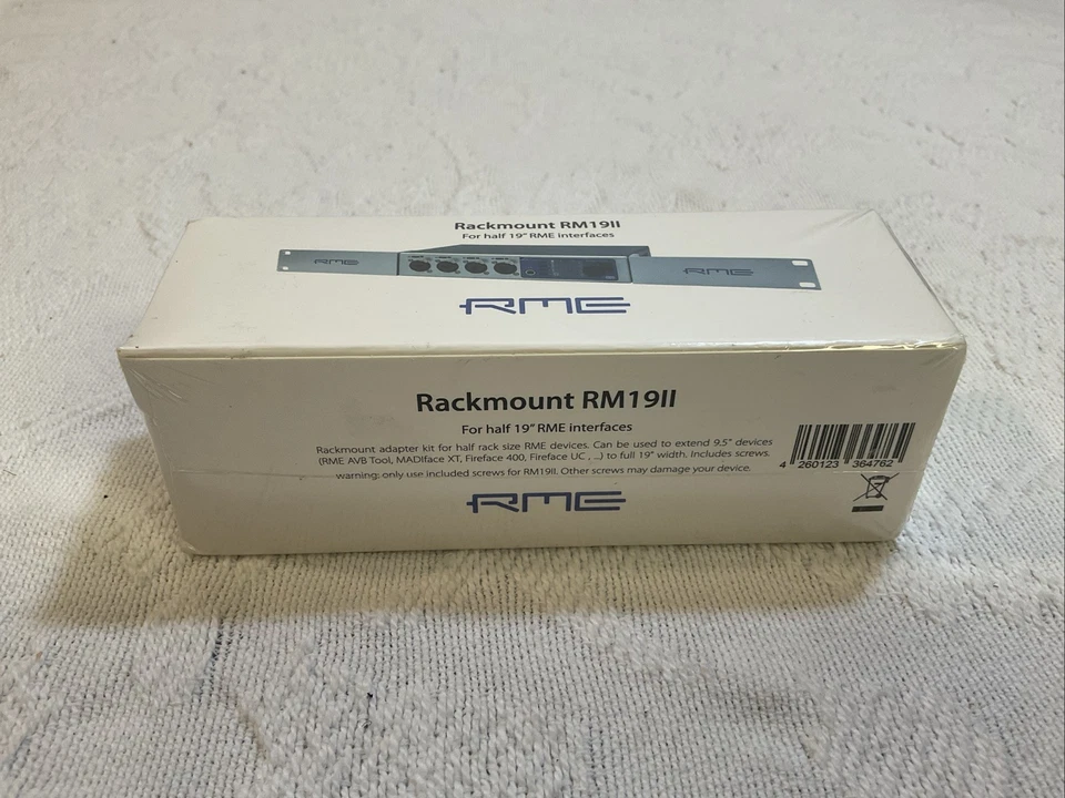 RME RM-19 II Rackmount for Half 19” RME Interfaces Units New Sealed - Image 2 of 4