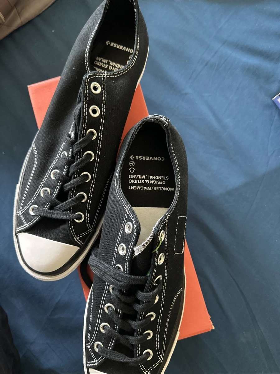 Fragment Design x Moncler x Converse Chuck 70 Low White for Sale