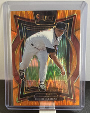 2025 Panini Select - Concourse Roger Clemens #88 Orange Flash Prizm - Red Sox
