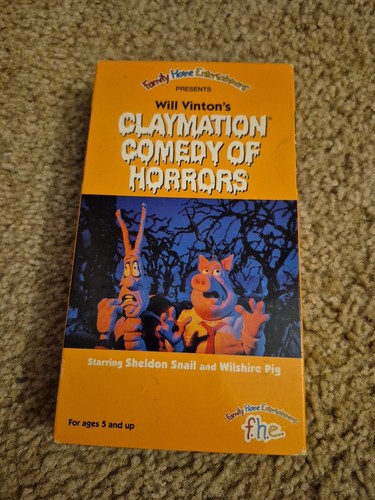 Will Vinton’s Claymation Comedy of Horrors (VHS) – FHE 1992 Vintage Halloween