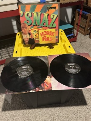 Nazareth Snaz 2xLP UK 1981 NELD 102 Live Tonite Near Mint Vinyl Gatefold