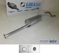 Imasaf ESD Auspuff Endtopf + Anbauteile für Toyota Hilux II Pick-Up 2.4 D LN85L