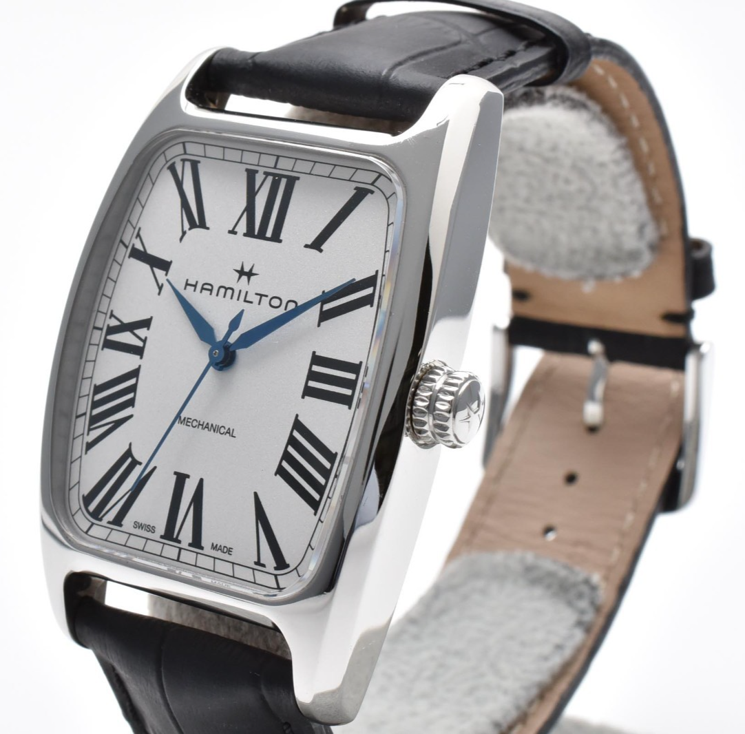 NEAR MINT] Hamilton Boulton H135190 White Roman Hand Winding 34mm 