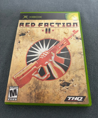 THQ Red Faction II Microsoft Xbox w/Manual NTSC-U/C M Shooter 2003