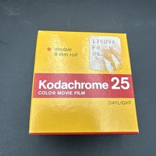 NOS Kodachrome II 2 Color Movie Film Double 8mm 25ft Roll Expired 5/1989