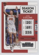 2021-22 Panini Contenders John Collins #14 0o2m