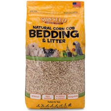 Sunseed Natural Corn Cob Bedding  Litter For Pet Birds And Small Animals   Made