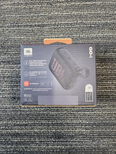 JBL Go 4 Tragbarer Kabelloser Bluetooth Lautsprecher Schwarz JBLGO4 - Bild 3 von 7
