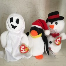 lot of 3Ty Beanie baby Sheets, Zero, Snowball