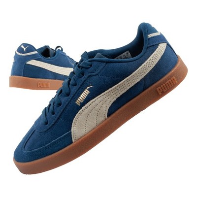 PUMA Club II Era Suede Herren Sneakers Freizeitschuhe Alltagsschuhe Blau/Beige