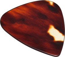 HOSCO Genuine Tortoiseshell Guitar Picks Teardrop Approx. 1mm Thickness