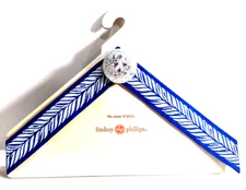 NEW Lindsay Phillips SwitchFlops SANDAL STRAPS, blue/silver/white