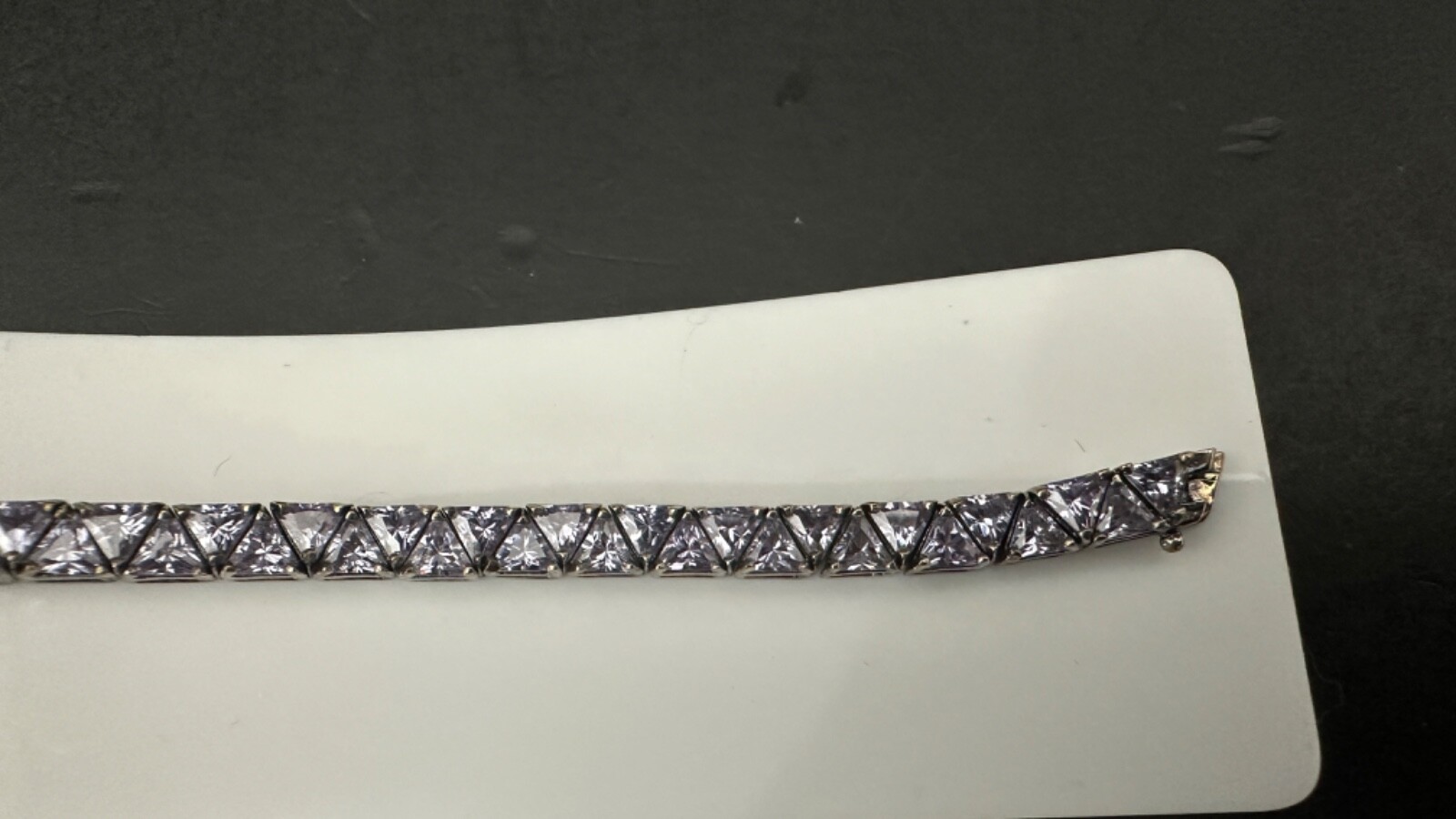 3 Multi Color, Solid Sterling Silver Line Style, … - image 8