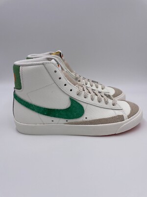 HOT Nike Blazer Mid 77 Neptune Green Nike Blazer Mid 77 White