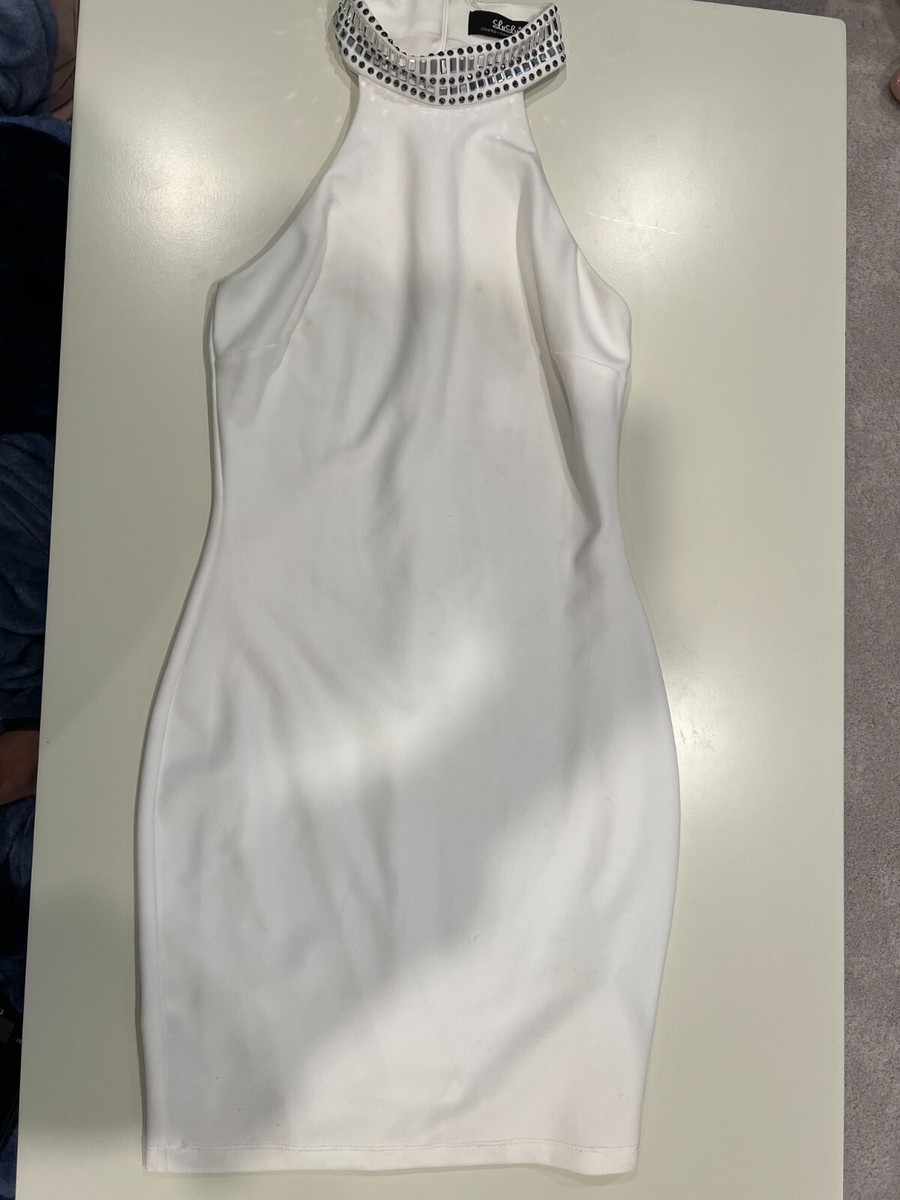 white bodycon dresses for juniors Alex & Sophia Juniors' Faux Pearl Mesh Bodycon Dress - Ivory